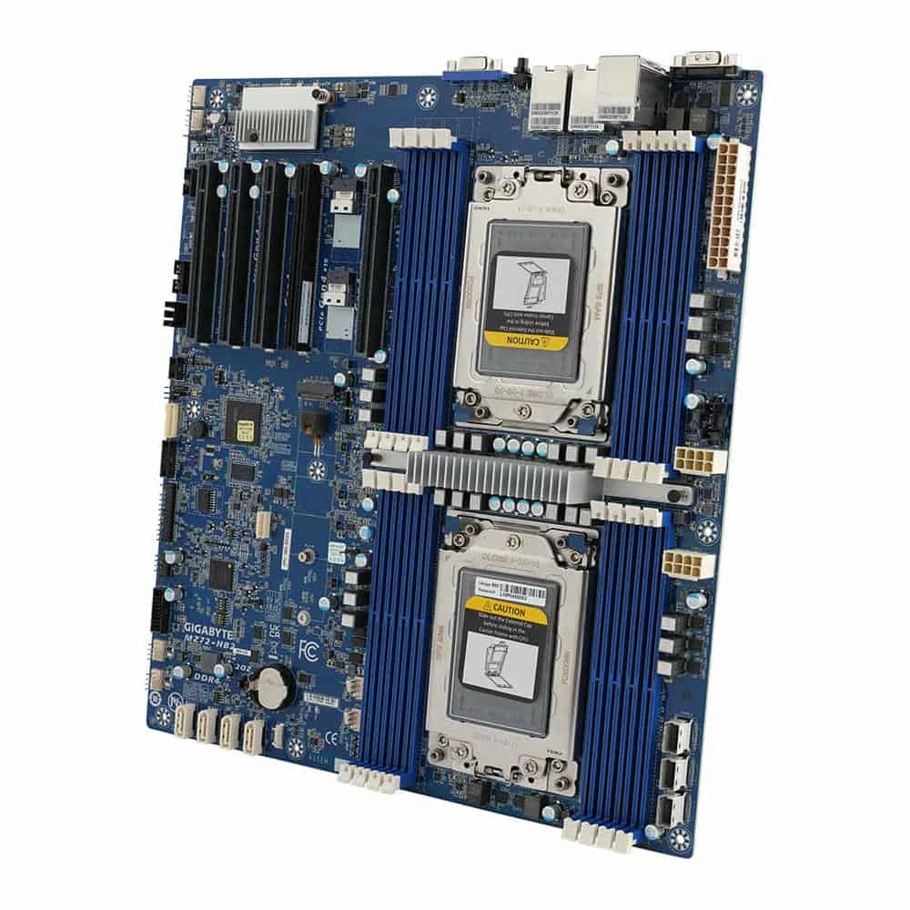 (image for) Gigabyte AMD MZ72-HB2 E-ATX Dual Socket EPYC 7003 Open Box Motherboard
